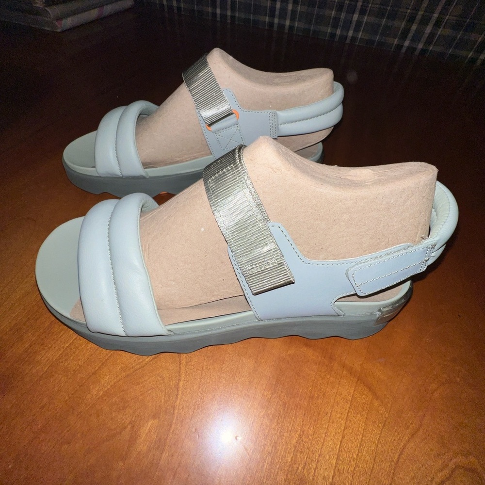Women size 12 Sorell visible sandal safari/stone green - Picture 3 of 5
